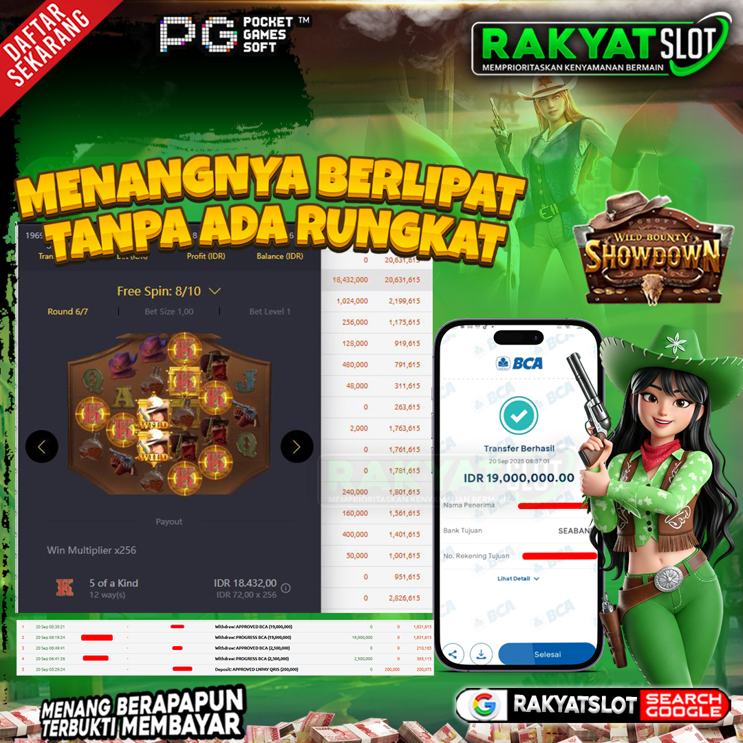 𝗜𝗗 𝗲𝗴𝗮𝗱******** 𝗠𝗲𝗻𝗮𝗻𝗴 𝗥𝗽 𝟭𝟵.𝟬𝟬𝟬.𝟬𝟬𝟬 𝗱𝗮𝗿𝗶 𝗪𝗶𝗹𝗱 𝗕𝗼𝘂𝗻𝘁𝘆 𝗦𝗵𝗼𝘄𝗱𝗼𝘄𝗻 𝗕𝗲𝗿𝗺𝗼𝗱𝗮𝗹 𝗥𝗽 𝟮𝟬𝟬.𝟬𝟬𝟬 𝗱𝗶 𝗥𝗔𝗞𝗬𝗔𝗧𝗦𝗟𝗢𝗧