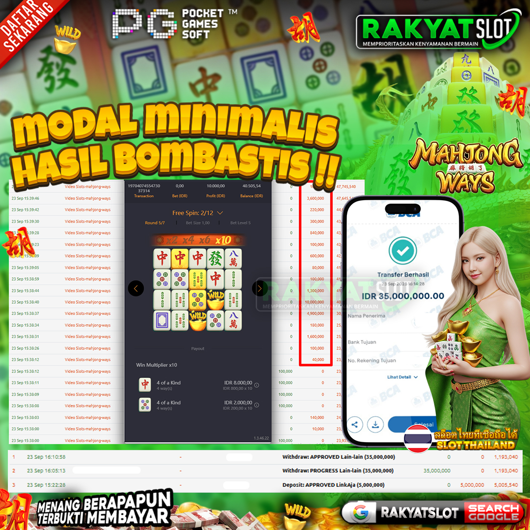 𝗣𝗲𝗿𝗷𝗮𝗹𝗮𝗻𝗮𝗻 𝗜𝗗 𝗦𝘆𝗮***** 𝗕𝗲𝗿𝗺𝗮𝗶𝗻 𝗠𝗮𝗵𝗷𝗼𝗻𝗴 𝗪𝗮𝘆𝘀 𝗕𝗲𝗿𝗺𝗼𝗱𝗮𝗹 𝗥𝗽 𝟱,𝟬𝟬𝟬,𝟬𝟬𝟬